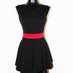 Black Dress w/ Mesh Top Dress by Isenboye in sz 3